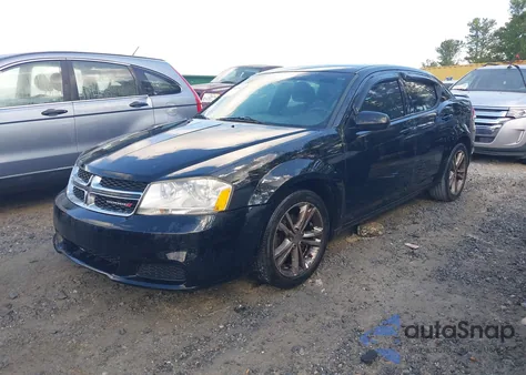 2012 Dodge Avenger Sxt из США, поврежденный, VIN 1C3CDZCB7CN312976